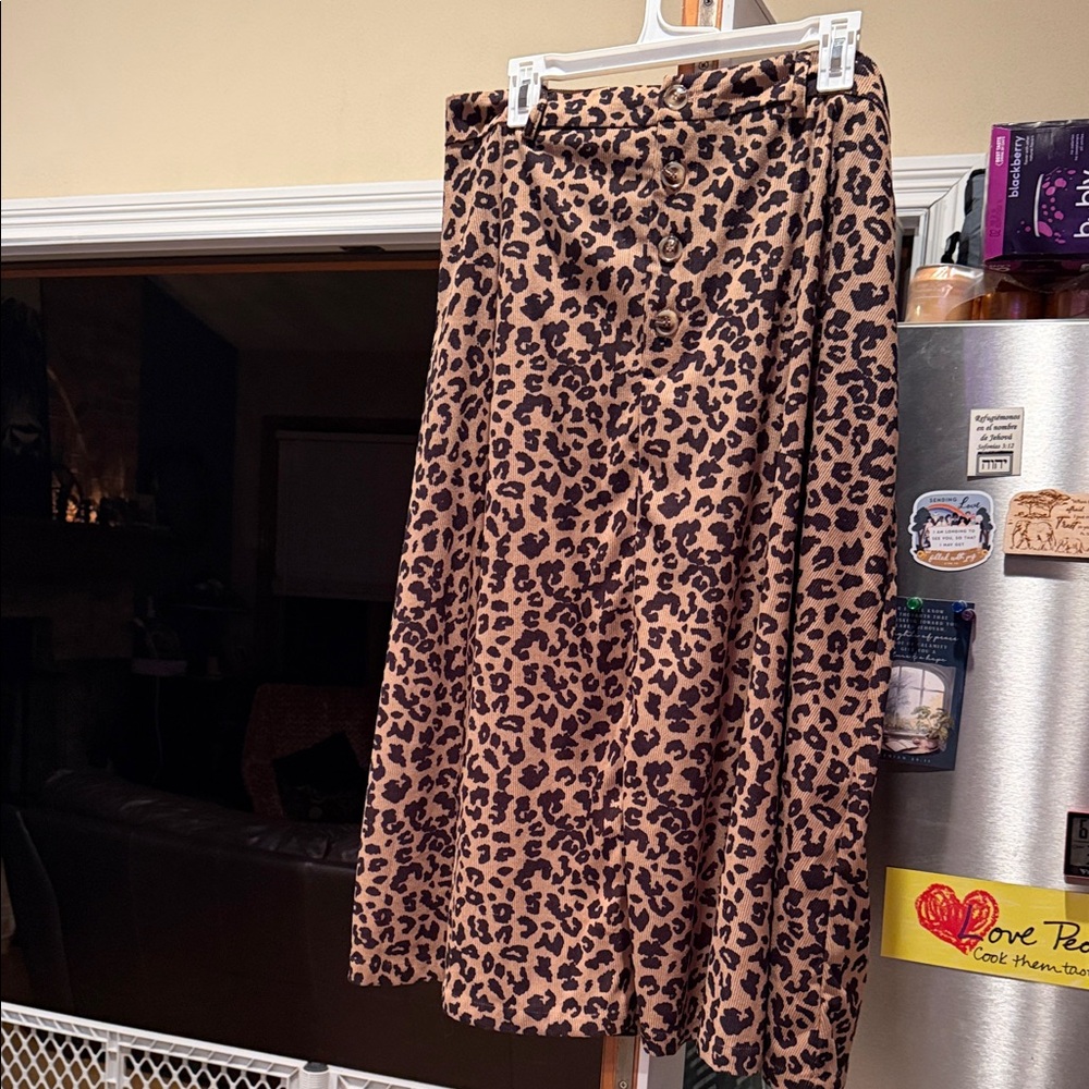 Leopard Print Women's Skirt